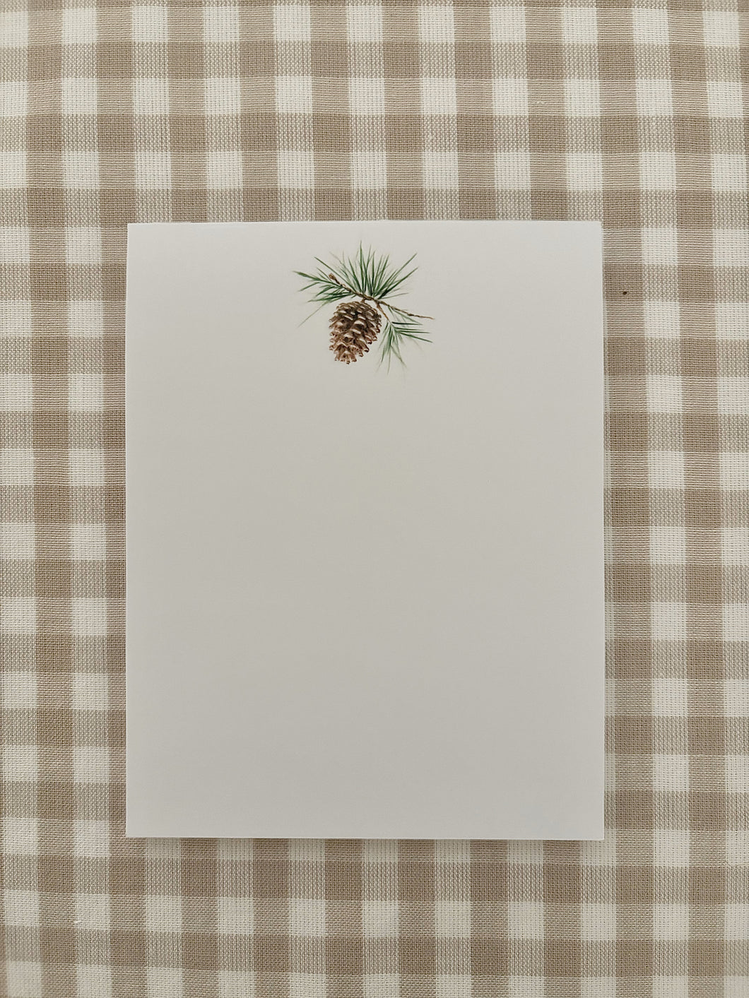 Pine Cone Notepad