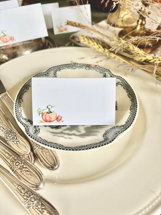 Pumpkin Place Card