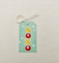 XOXO Retro Valentines Day Gift Tag