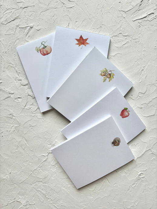 Fall-themed Notepad