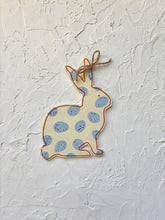 Hand-painted Wooden Rabbit Tag