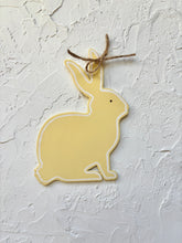 Hand-painted Wooden Rabbit Tag