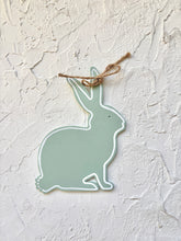 Hand-painted Wooden Rabbit Tag
