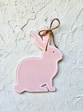 Hand-painted Wooden Rabbit Tag