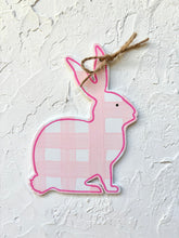 Hand-painted Wooden Rabbit Tag