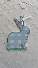 Hand-painted Wooden Rabbit Tag